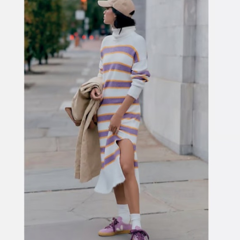 Daily Practice Karigan Midi Sweater Dress